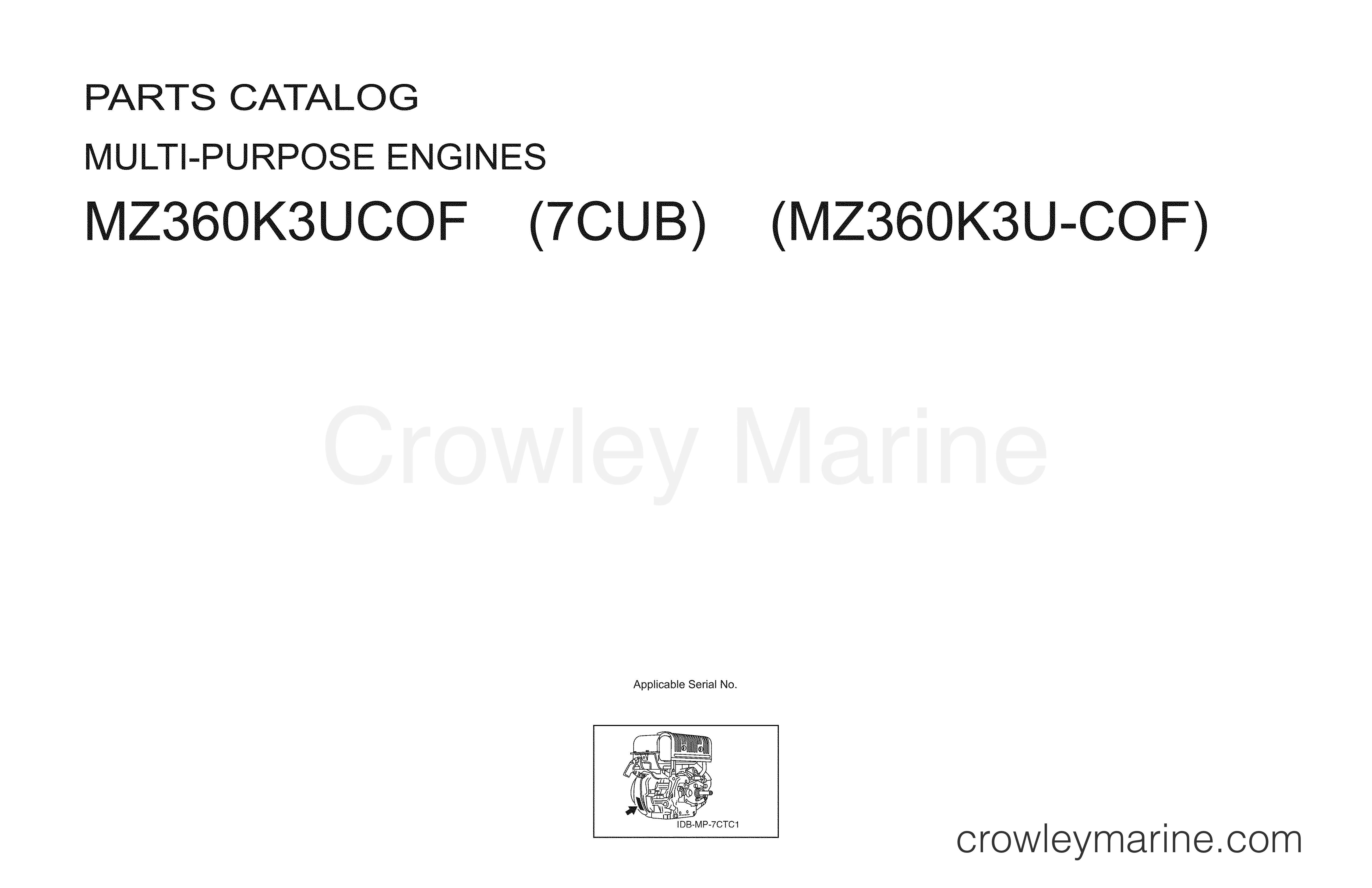 2005 UTV 360 - MZ360K3UCOF - 1 TITLE PAGE
