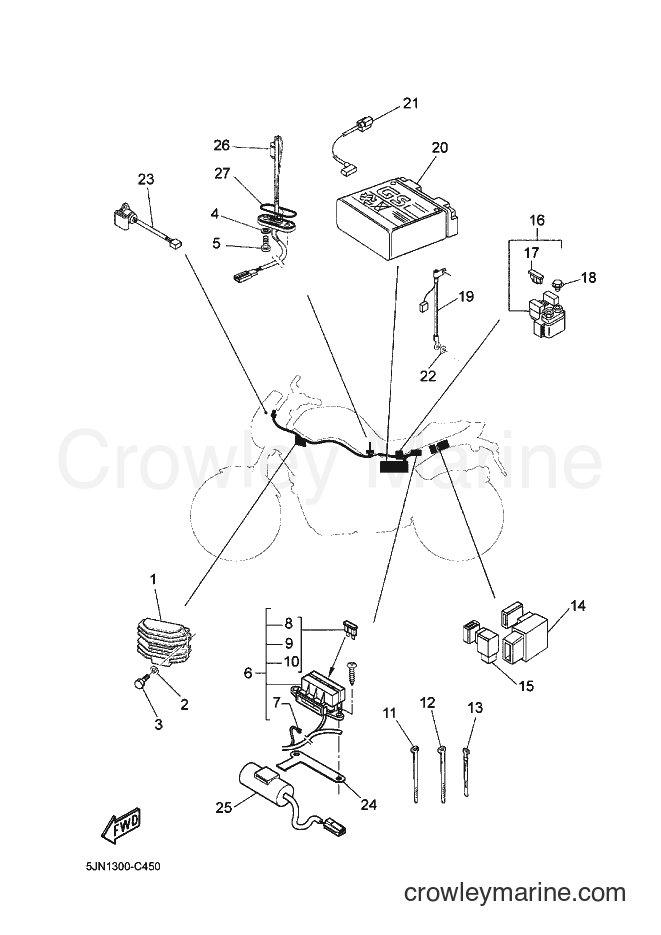 2004 Street Bike BT1100 - BT1100 (5JN3) [060] - ELECTRICAL 2