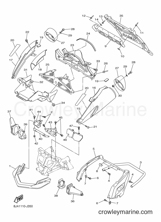 Yamaha Motors RS10GT (8JA2) [020] - BUMPER
