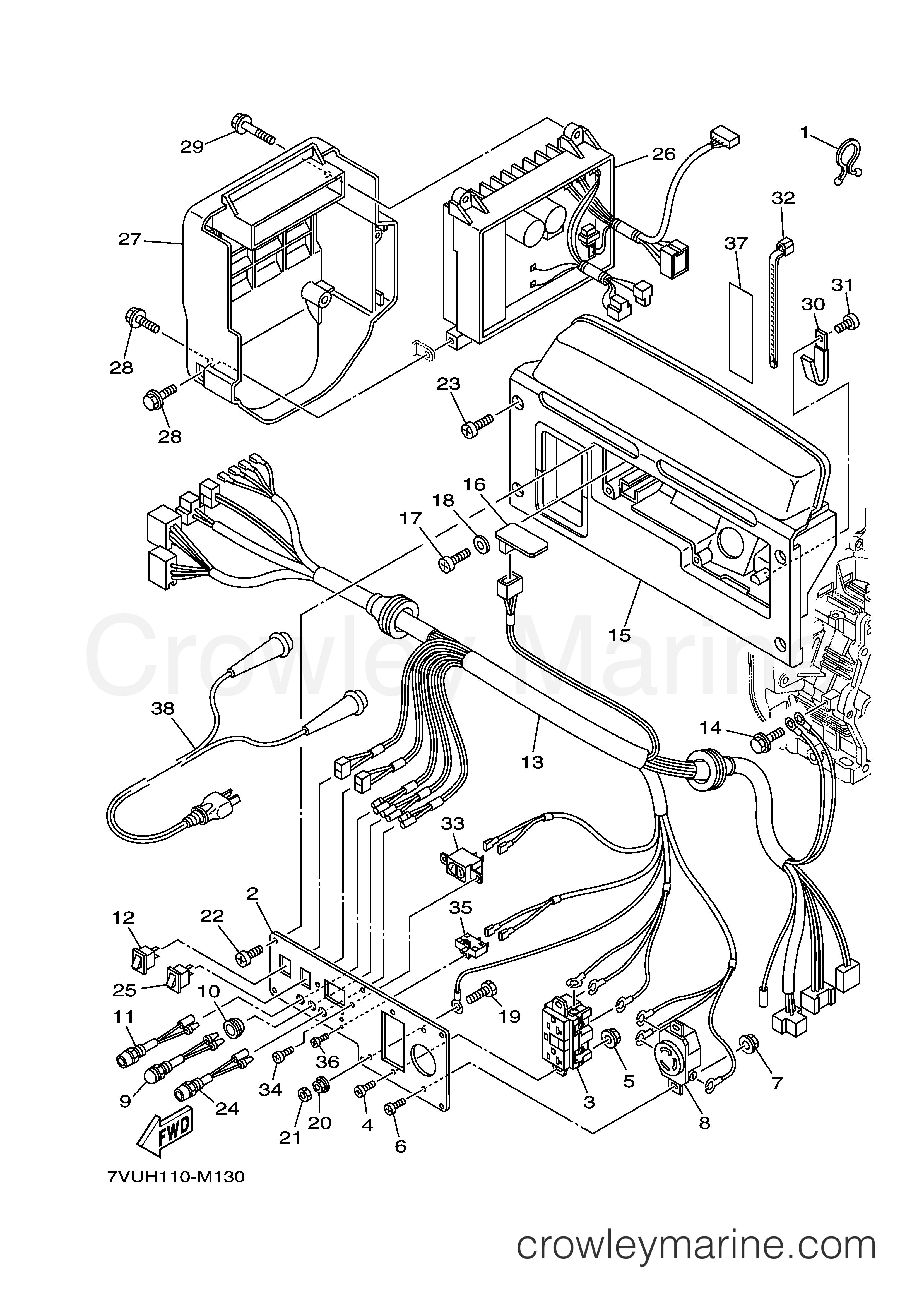 Yamaha Motors EF2800IK - CONTROL BOX