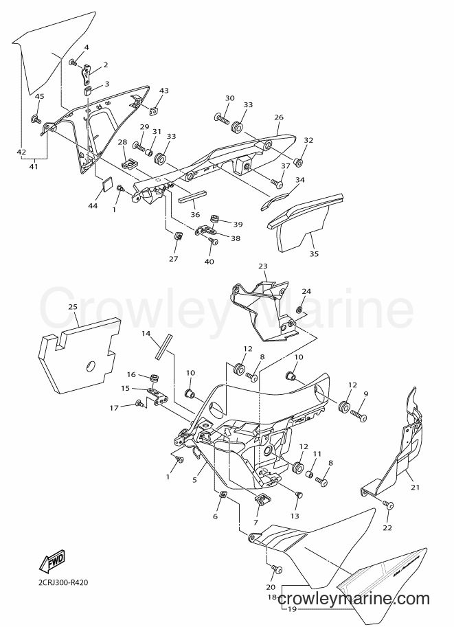 Yamaha Motors YZF-R1 (2CRM) [010] - COWLING 3