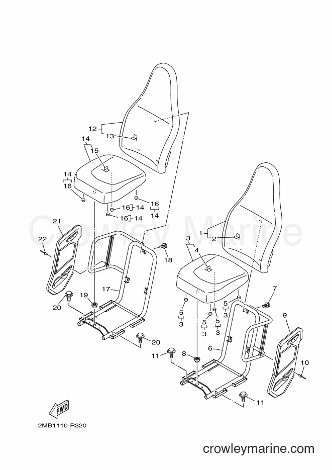 Yamaha Motors YXE700E (B3D2) [010] - SEAT