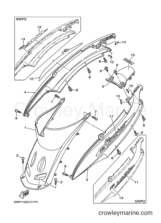 Yamaha Motors AL115 (5WP2) [010] - SIDE COVER