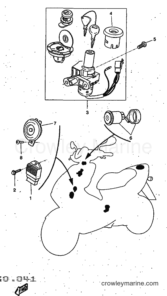 1997 Scooter YQ50 - YQ50 (5DP1) [999] - ELECTRICAL 1