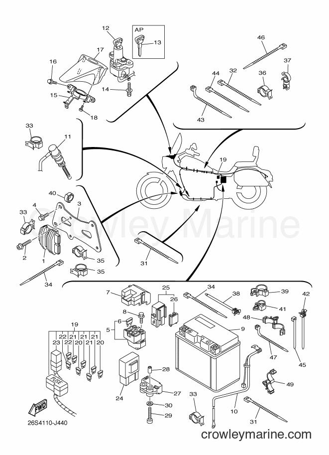 Yamaha Motors XVS950CT (49C6) [020] - ELECTRICAL 2
