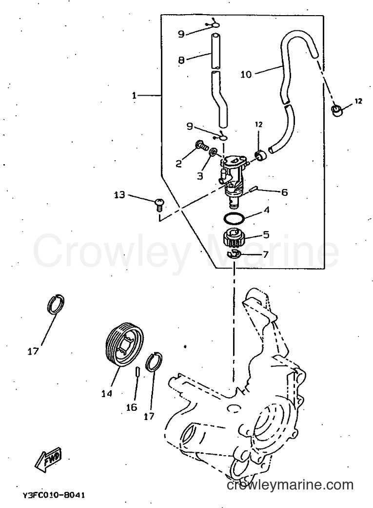 1997 Scooter CW50 - CW50 (4VV7) [999] - OIL PUMP