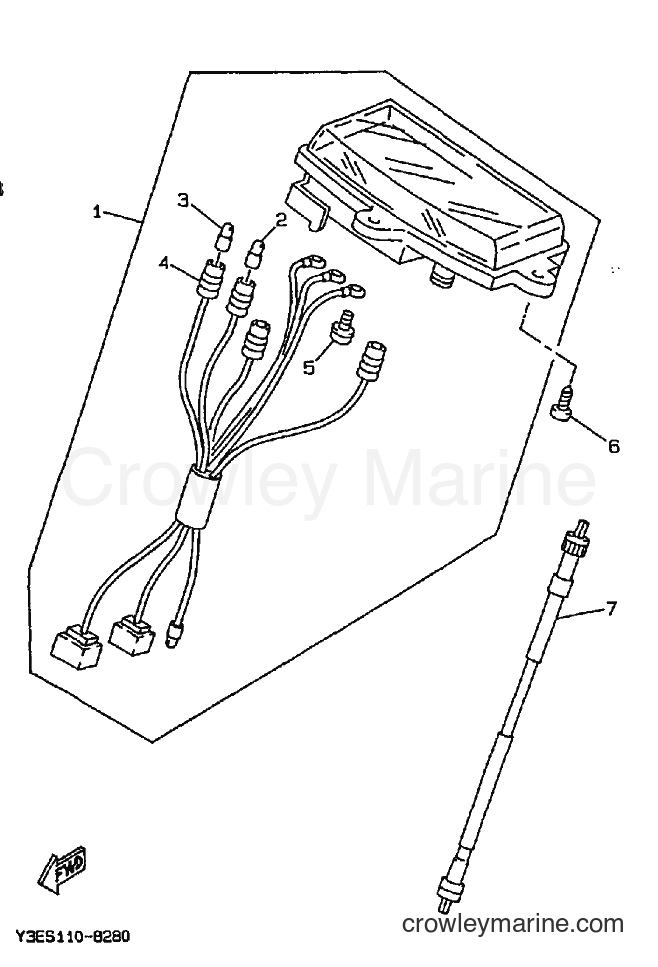 Yamaha Motors CW50 (3ES2) [010] - METER