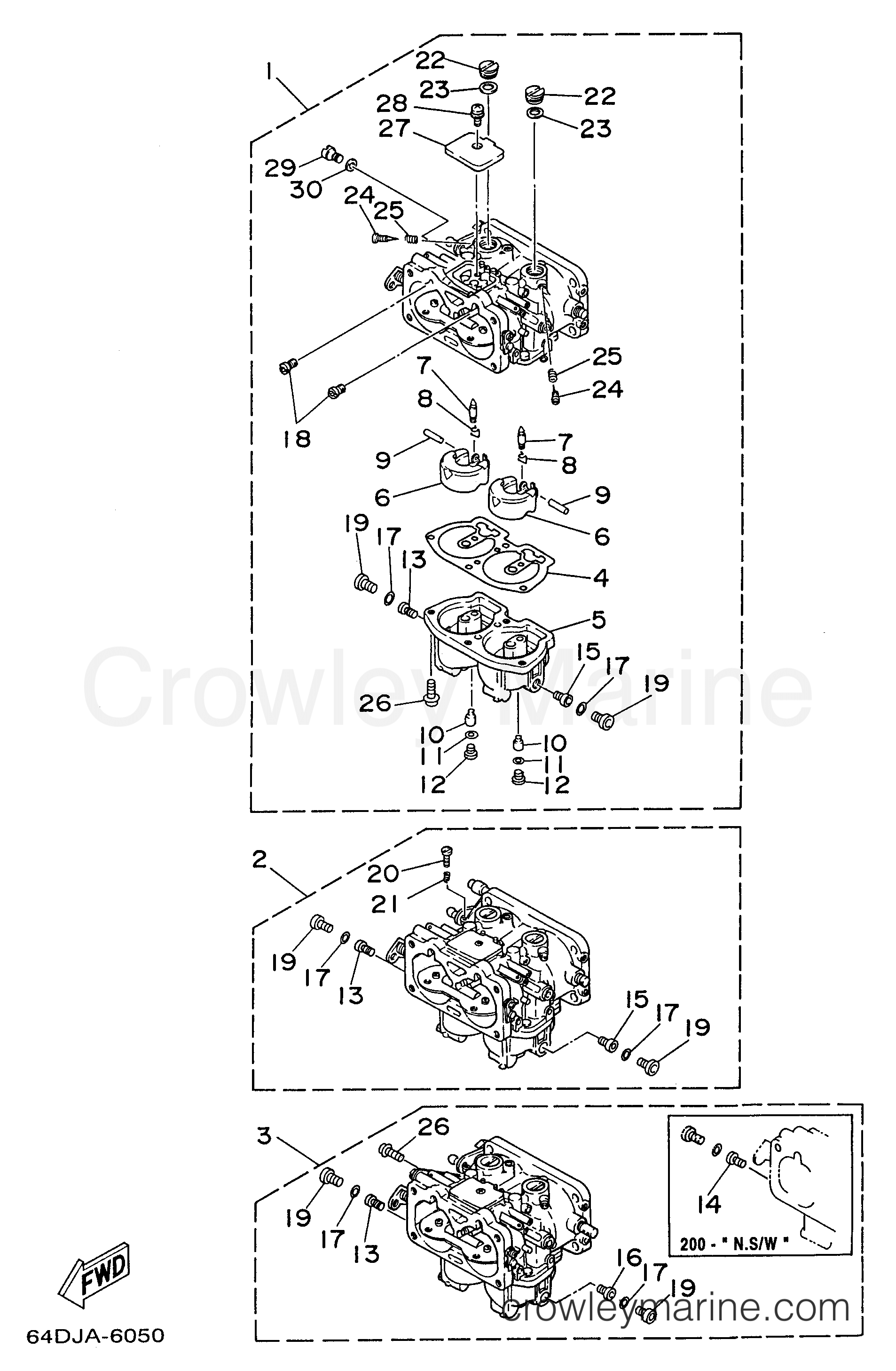 Yamaha Motors S150TXRU - CARBURETOR