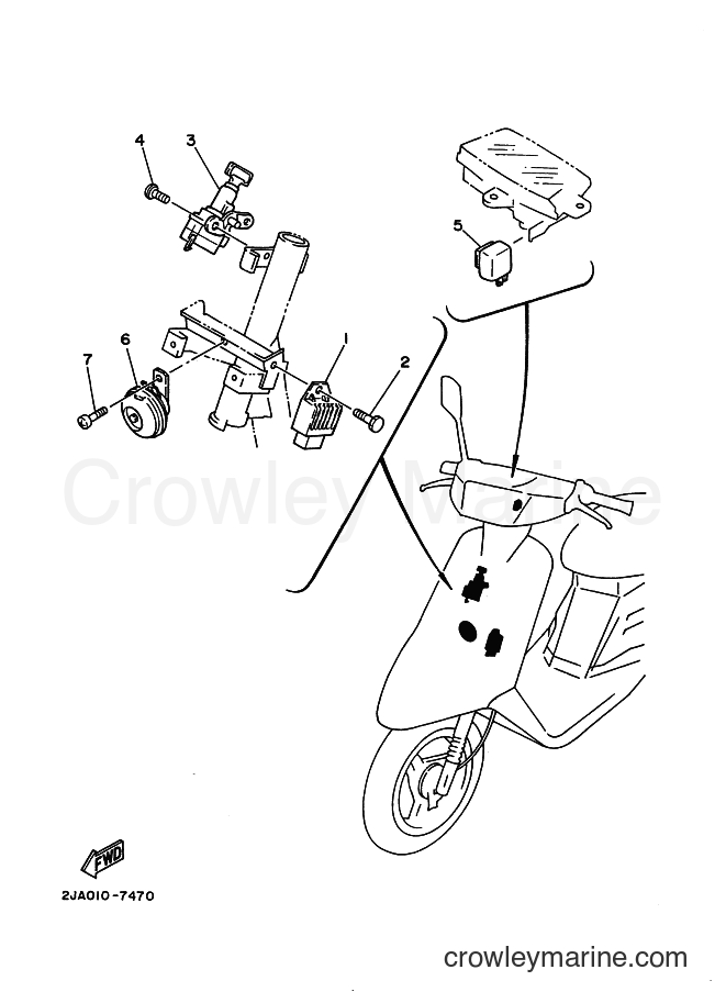 Yamaha Motors CG50E (2YT3) [010] - ELECTRICAL 1