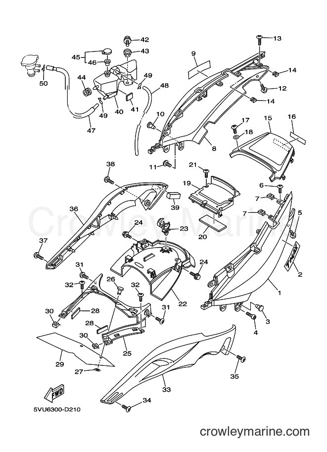 Yamaha Motors XP500 (15B4) [010] - SIDE COVER