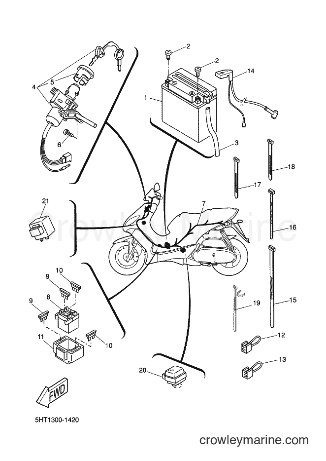 Yamaha Motors XQ125 (5HT2) [030] - ELECTRICAL 2