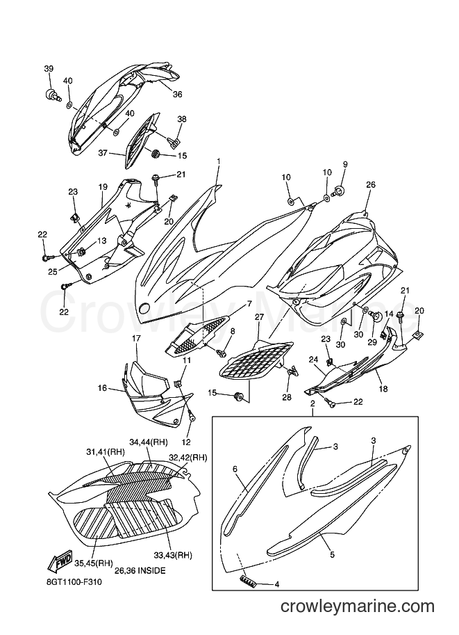 2007 Snowmobile RX10S - RX10S (8GT1) [020] - SHROUD