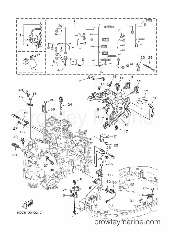 Yamaha Motors F225B (6HB2) [020] - ELECTRICAL 4