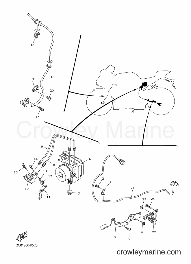 2016 Sport Bike YZF-R1 - YZF-R1 (2CRN) [010] - ELECTRICAL 3
