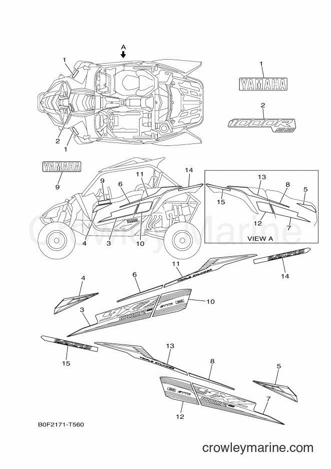 Yamaha Motors YXZ1000ETS (B0F2) [010] - GRAPHICS