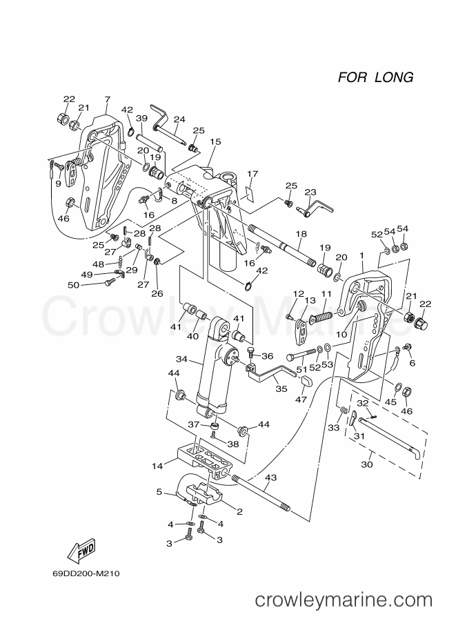 Yamaha Motors E60HMHDS (69DF) [020] - BRACKET 3