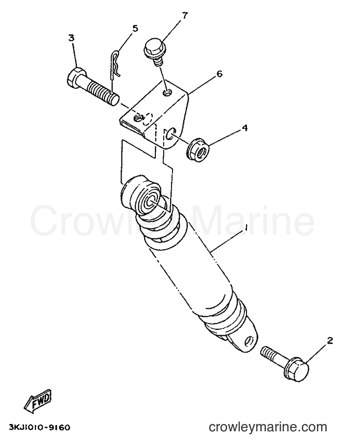 1995 Scooter YA50F - YA50F (4SN1) [999] - REAR SUSPENSION