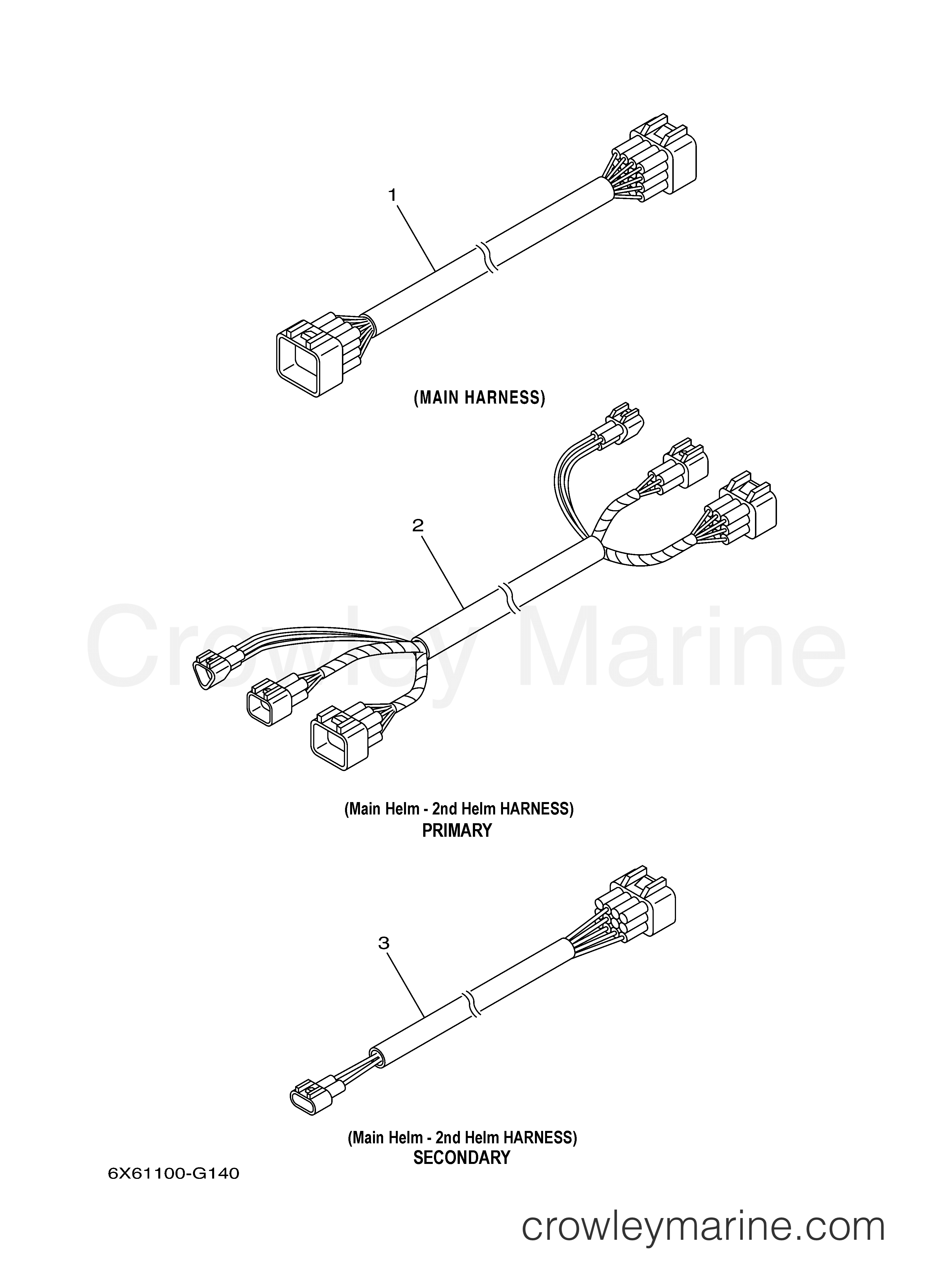 Yamaha Motors Rigging 2007 - ELECTRICAL DEC WIRE HARNESS