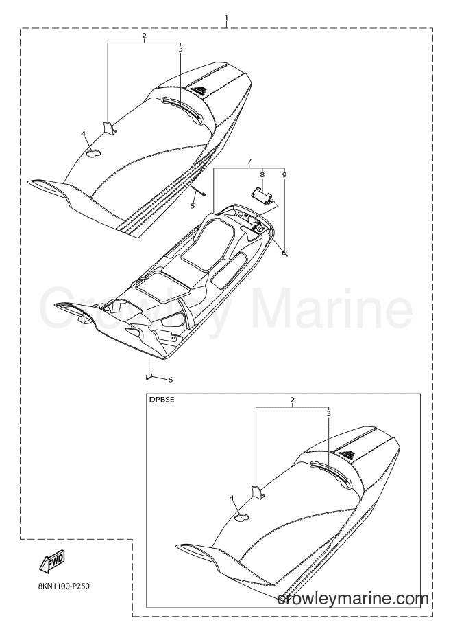 Yamaha Motors SRV10RL (8KN2) [010] - SEAT
