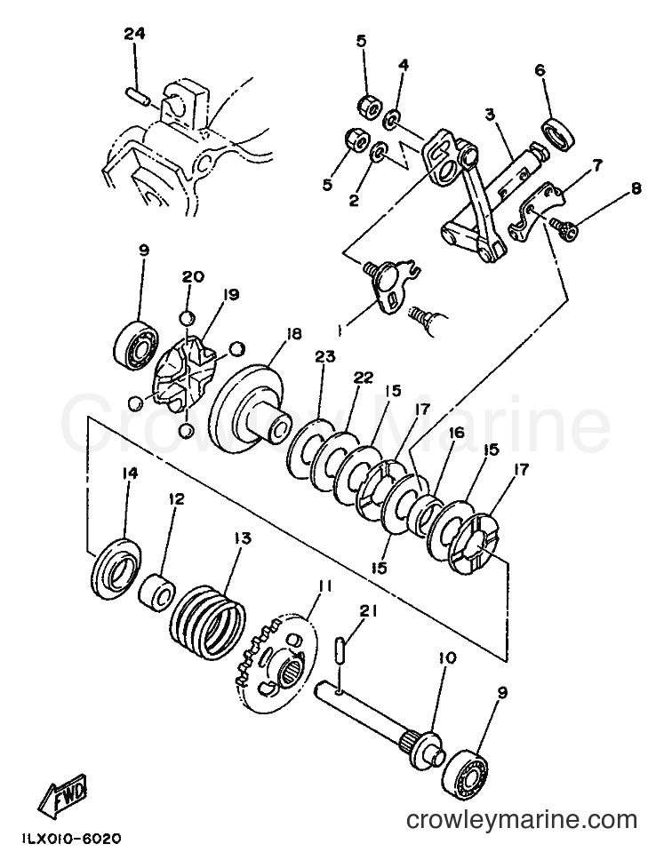 1987 Dirt Bike YZ125 - YZ125 (2HG) [999] - GOVERNOR