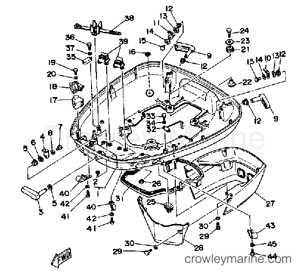 Yamaha Motors PROV150LF - BOTTOM COWLING
