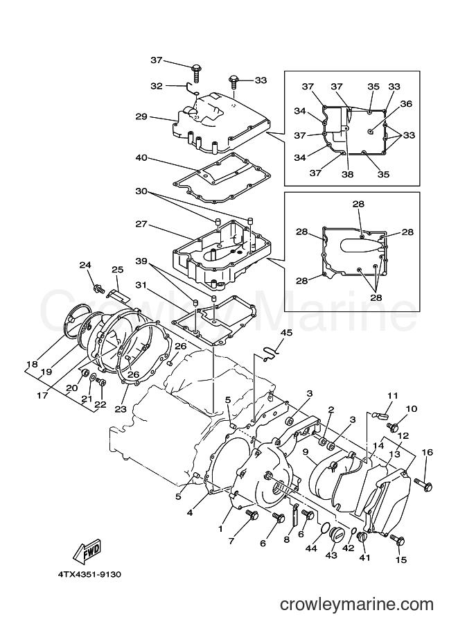 2000 Street Bike TDM850 - TDM850 (4TX6) [060] - CRANKCASE COVER 1