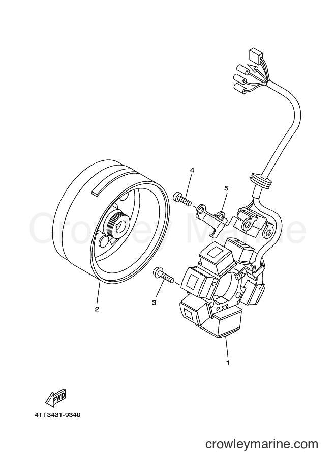 1999 Scooter JZ120F - JZ120F (4TT4) [010] - GENERATOR