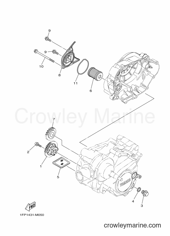 2017 Scooter T115FLSE - T115FLSE (1FCH) [010] - OIL PUMP