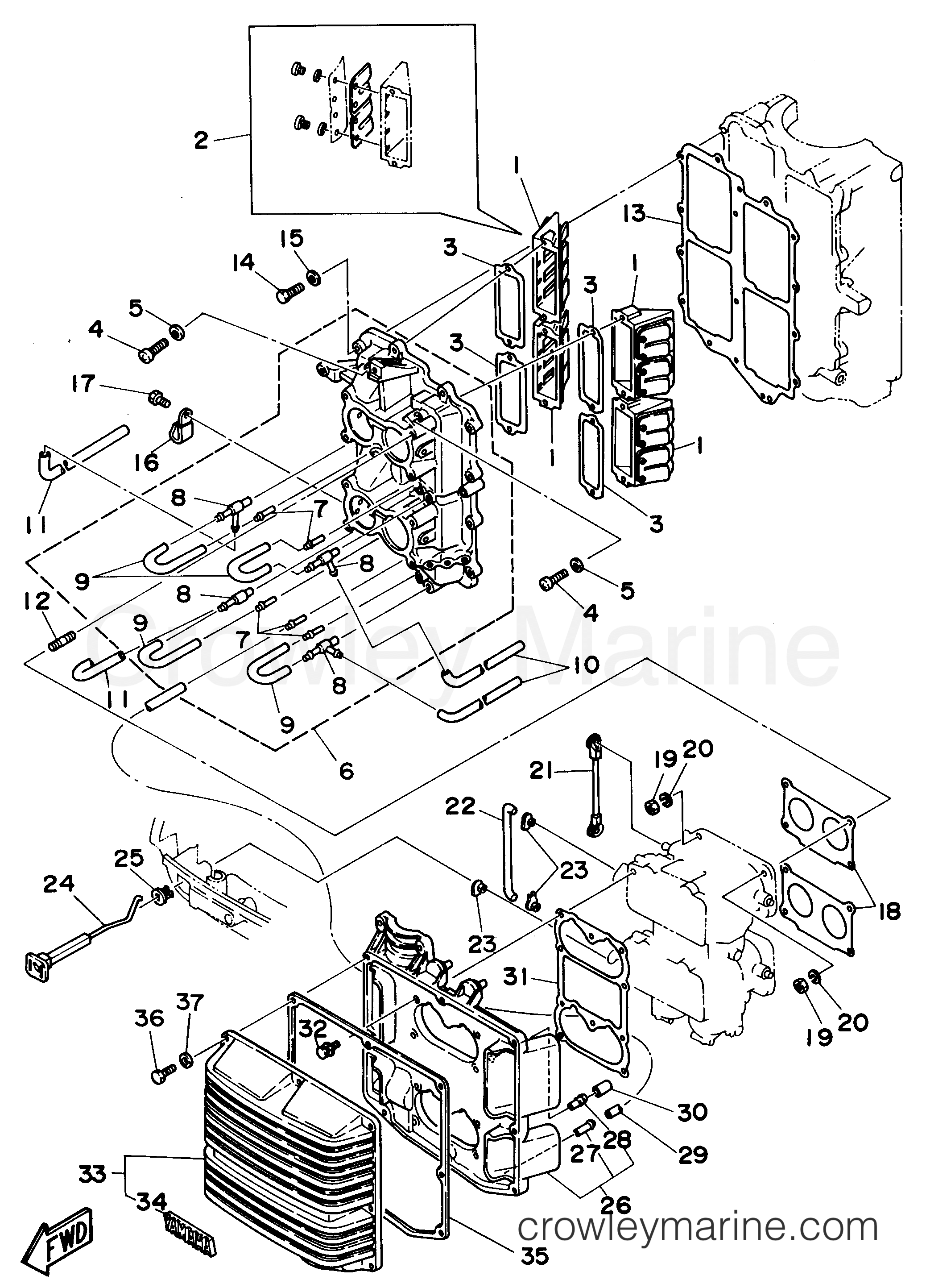 Yamaha Motors C115TLRU - INTAKE