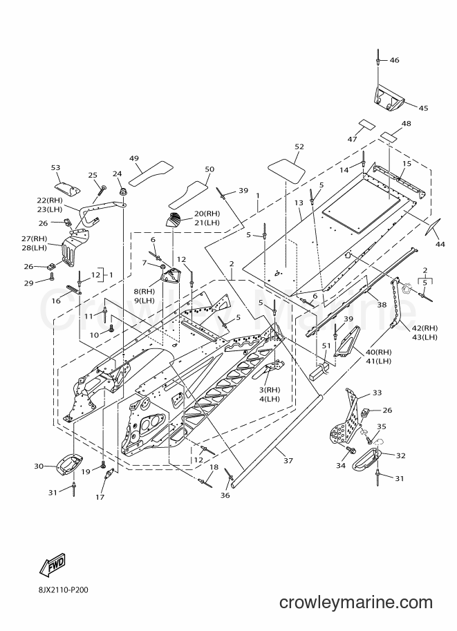 2015 Snowmobile SRV10L - SRV10L (8JX2) [010] - FRAME 2