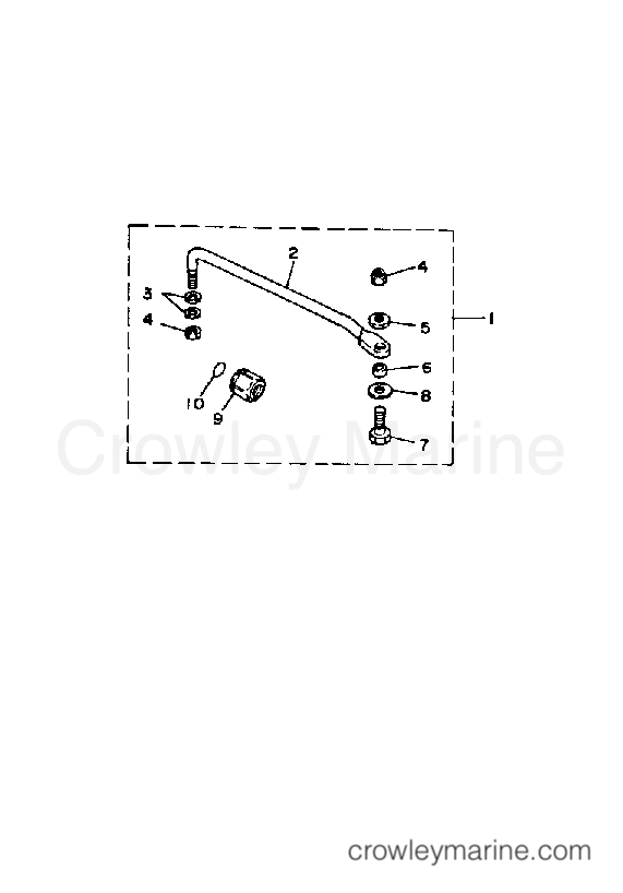 Yamaha Motors 25ESG - STEERING GUIDE ATTACHMENT
