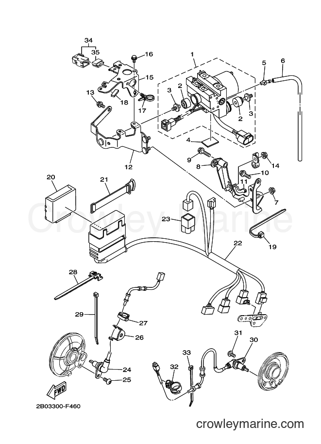 2007 Street Bike TDM900A - TDM900A (2B03) [040] - ELECTRICAL 3