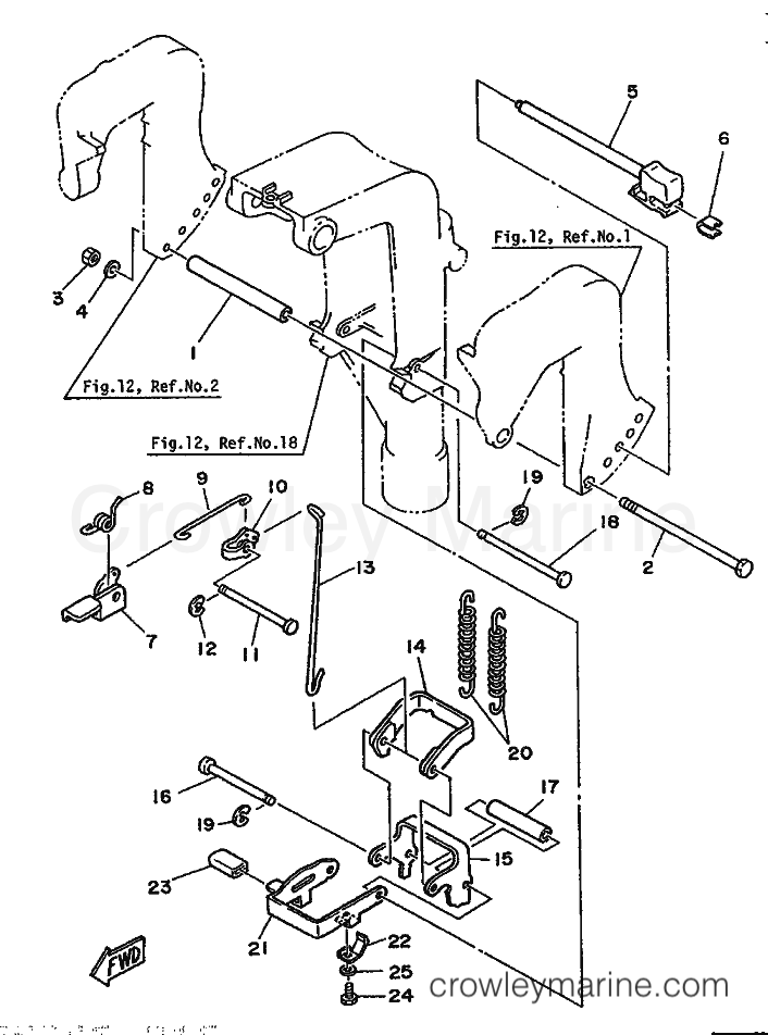 Yamaha Motors F8BM (6J7) [999] - BRACKET 2