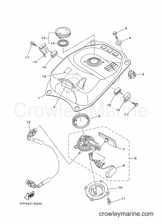 2015 Scooter T115FLSEC - T115FLSEC (1FP7) [010] - FUEL TANK