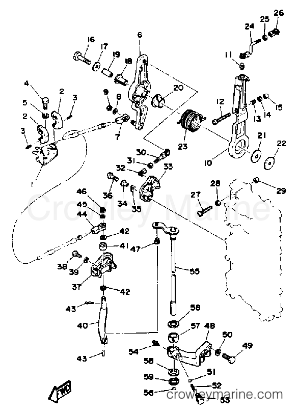 Yamaha Motors P150TLRQ - CONTROL ENGINE