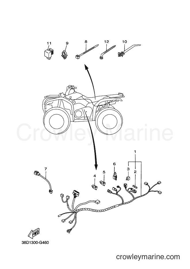 Yamaha Motors YFM350A (38D1) [030] - ELECTRICAL 2