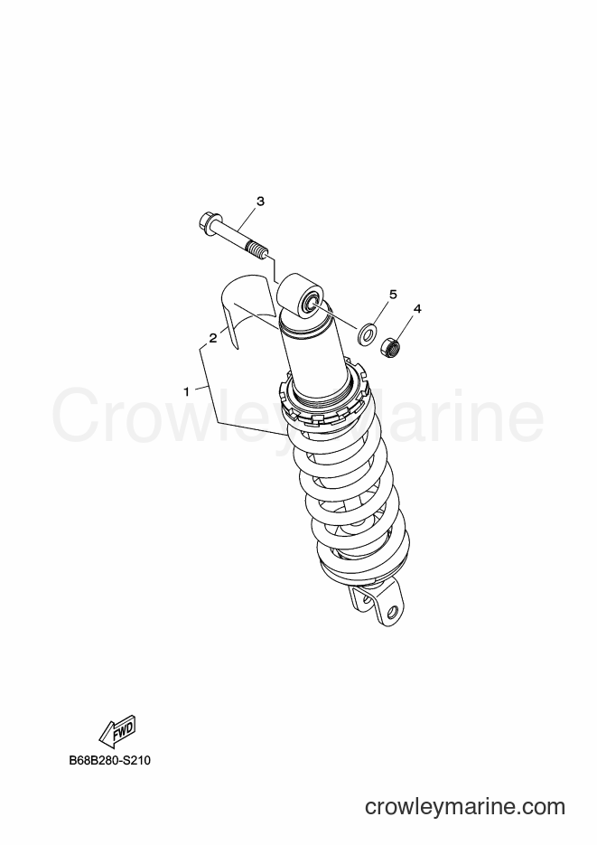 2018 Dirt Bike TT-R230 - TT-R230 (B68B) [010] - REAR SUSPENSION
