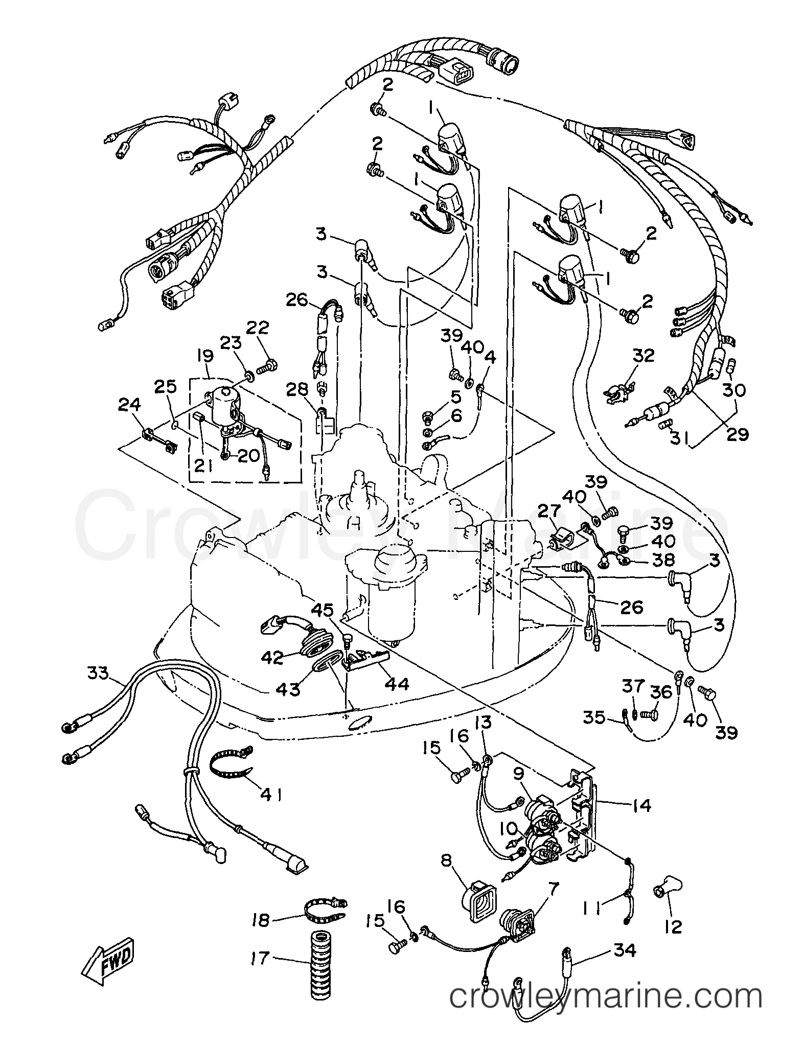 Yamaha Motors 115TJRW - ELECTRICAL 2
