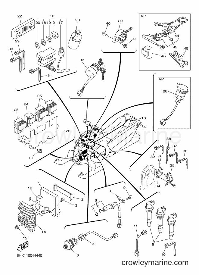 Yamaha Motors RFX10RSS (8HK2) [010] - ELECTRICAL 1