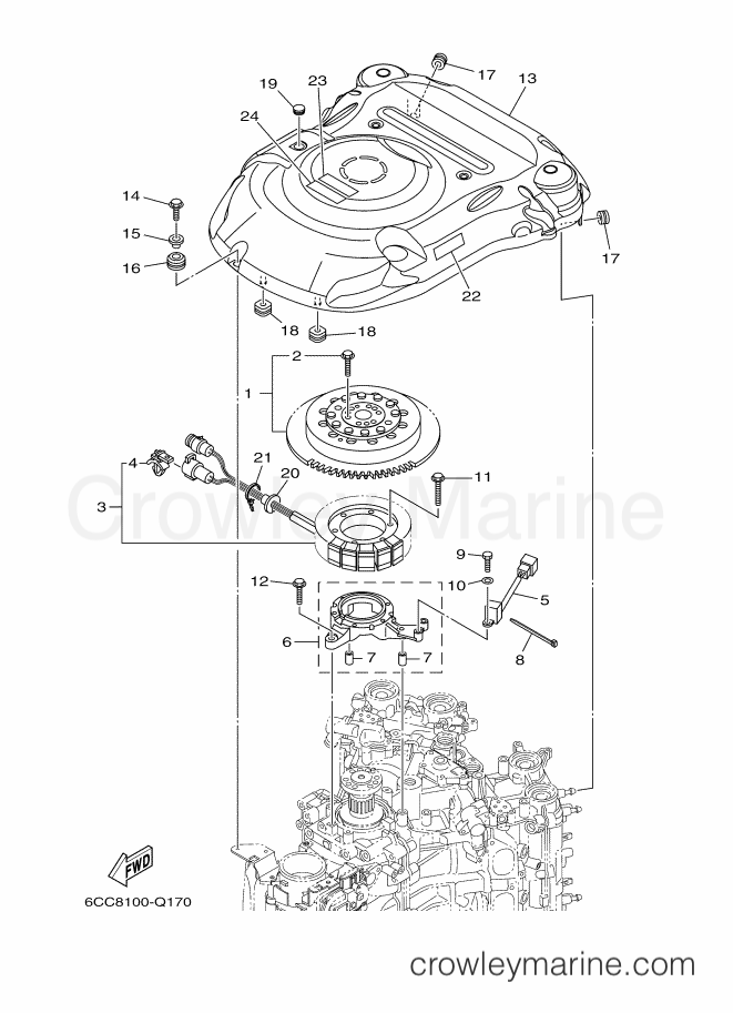 Yamaha Motors VF250A (6CB8) [050] - GENERATOR