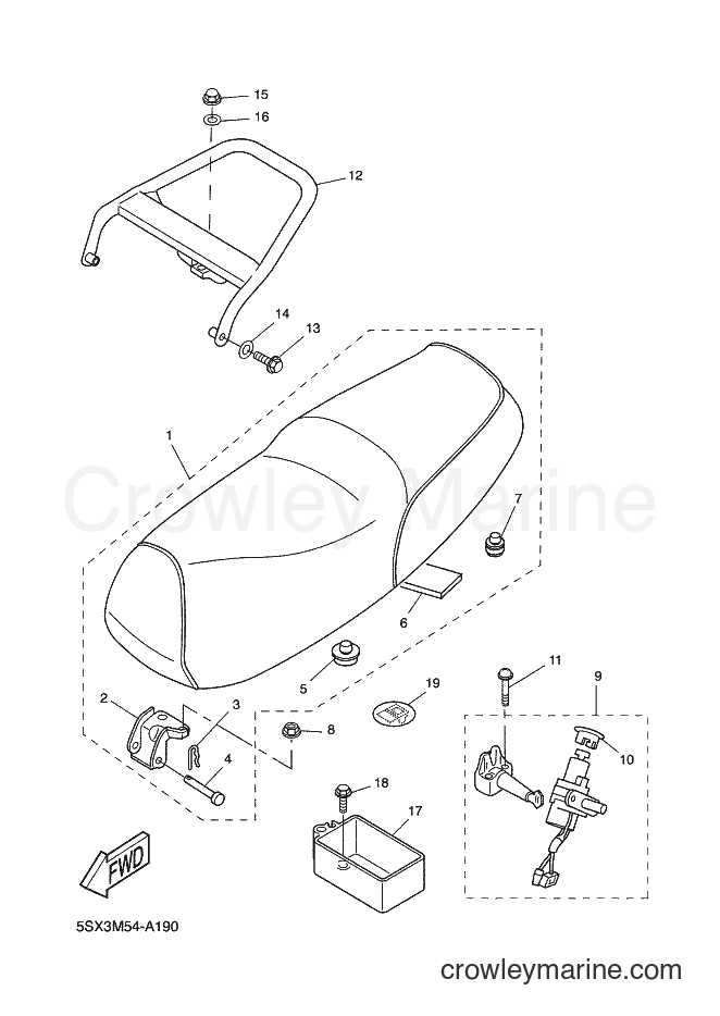 2002 Scooter CW50L - CW50L (5SX3) [010] - SEAT