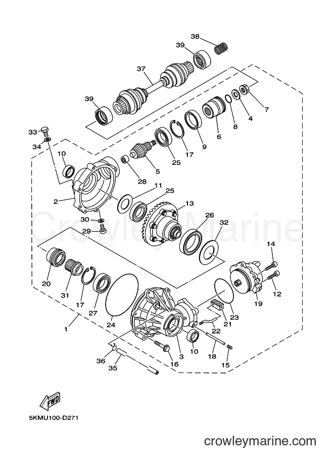 2006 ATV YFM660FWA - YFM660FWA (2C6H) [010] - FRONT DIFFERENTIAL