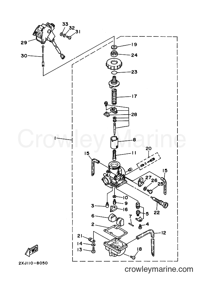Yamaha Motors YFS200 (5VM2) [020] - CARBURETOR