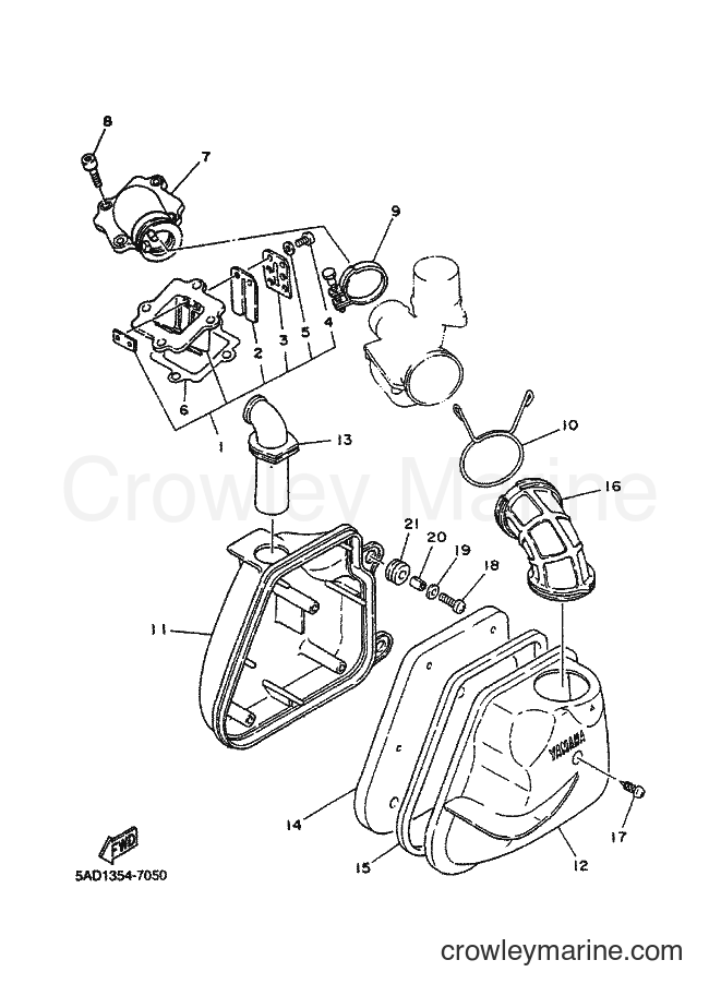 Yamaha Motors YN50 (5BW3) [010] - INTAKE