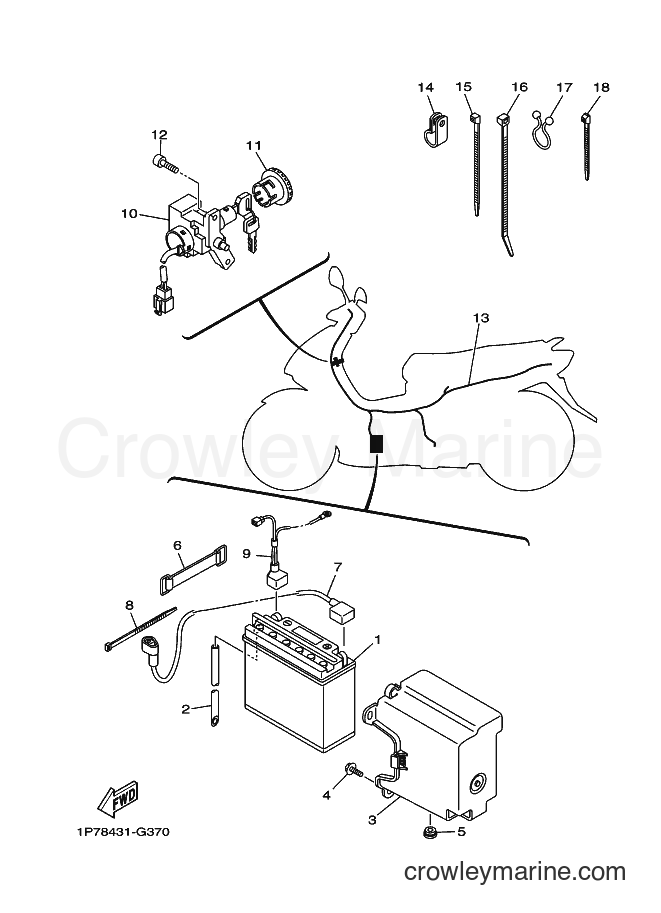 Yamaha Motors AT115C (1P76) [010] - ELECTRICAL 1