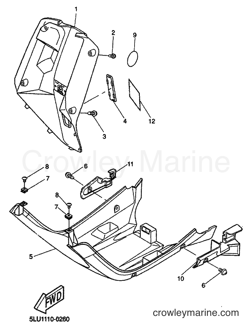 Yamaha Motors CW50 (5MS1) [010] - LEG SHIELD