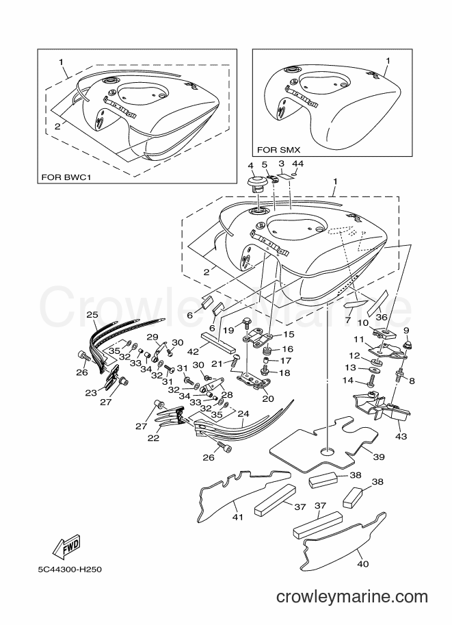 2009 Cruiser XV1900A - XV1900A (5C45) [010] - FUEL TANK