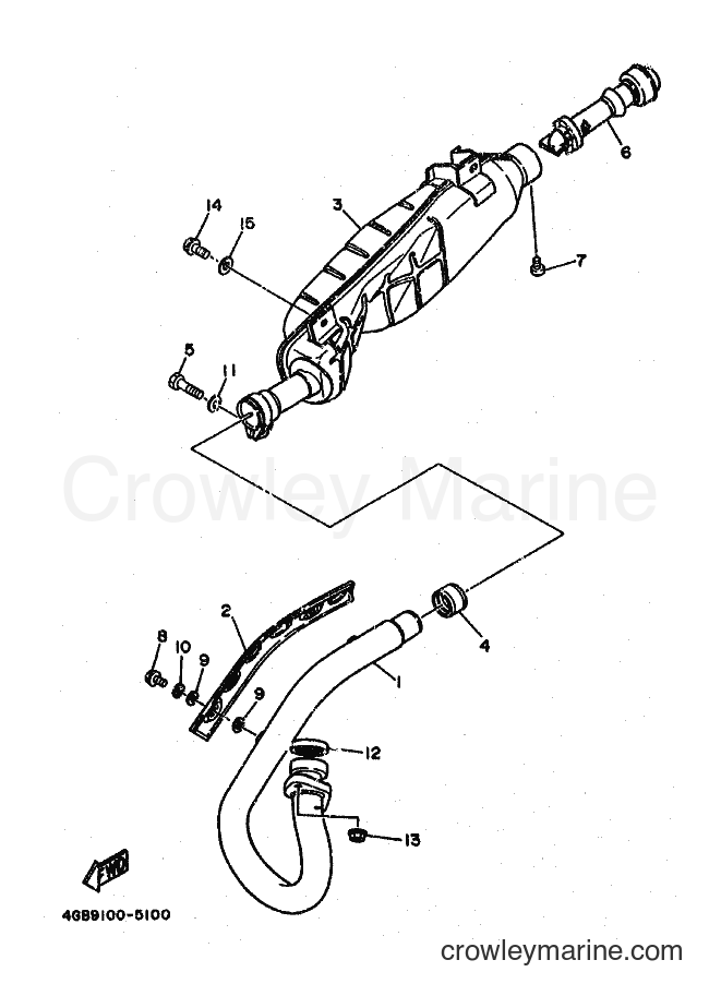 1996 ATV YFM350FWSP - YFM350FWSP (3HNU) [010] - EXHAUST