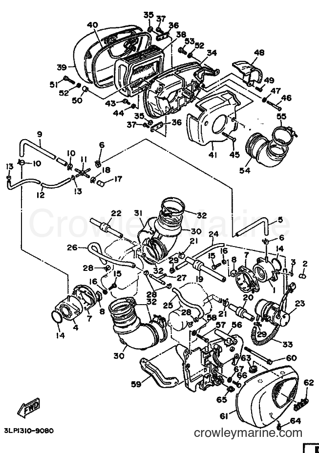 Yamaha Motors XV1100 (3LPB) [080] - INTAKE 2