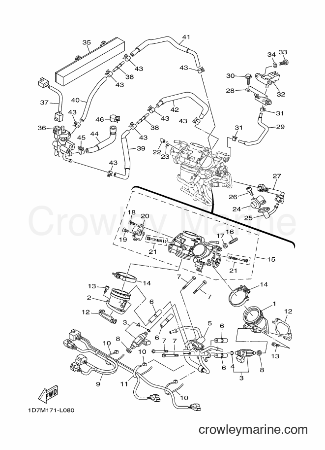 Yamaha Motors XV1900CFD (2C5X) [020] - INTAKE